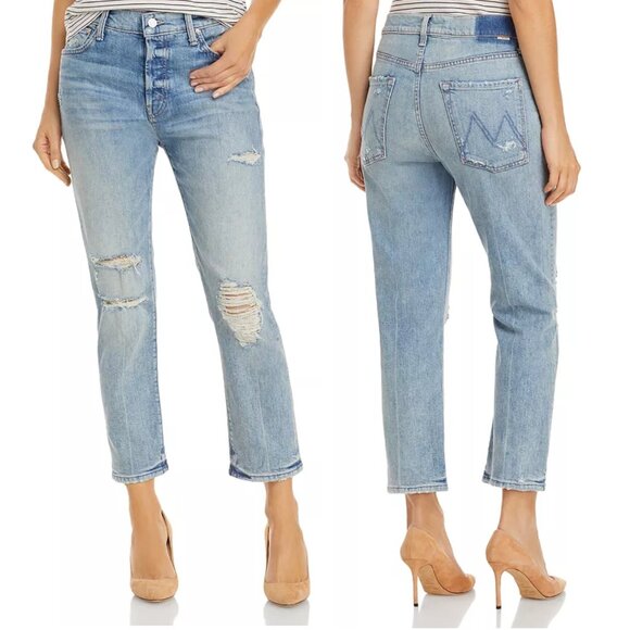 MOTHER Superior The Scrapper Ankle Jeans Size 25 NWT - Picture 1 of 11